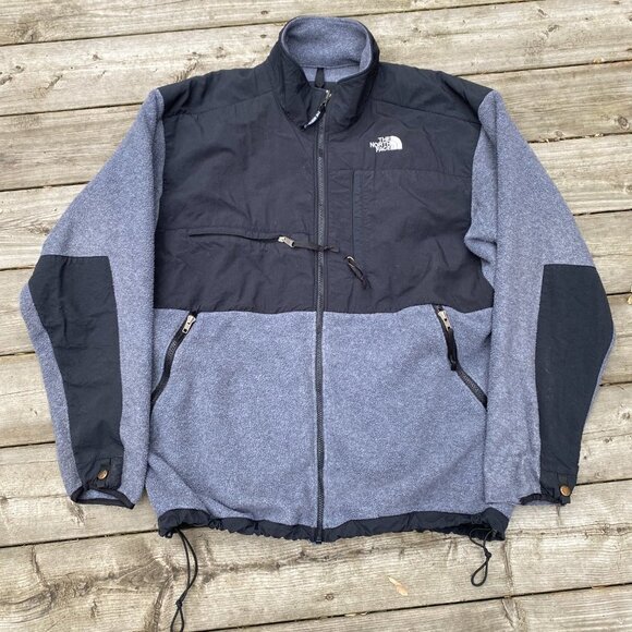 Vintage The North Face Denali Fleece Jacket XXL Gray - Picture 2 of 6